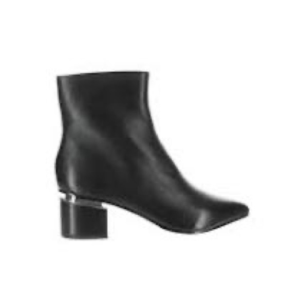 vaneli black leather ankle boot size 7 - Picture 2 of 3